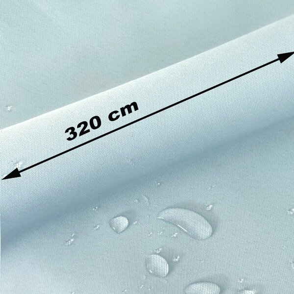Vodu odpuzující oxfordová látka s teflonovou úpravou, 165 g/m², šíře 320 cm, světle modrá