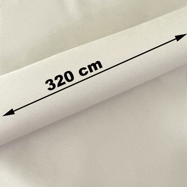 Vodu odpuzující oxfordová látka s teflonovou úpravou, 165 g/m², šíře 320 cm, kremová