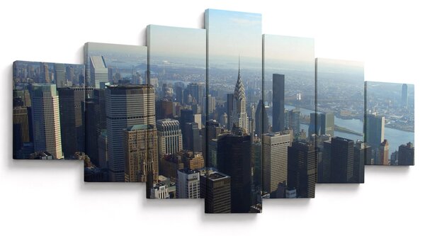 Obraz - Manhatten ve dne (210x100 cm)