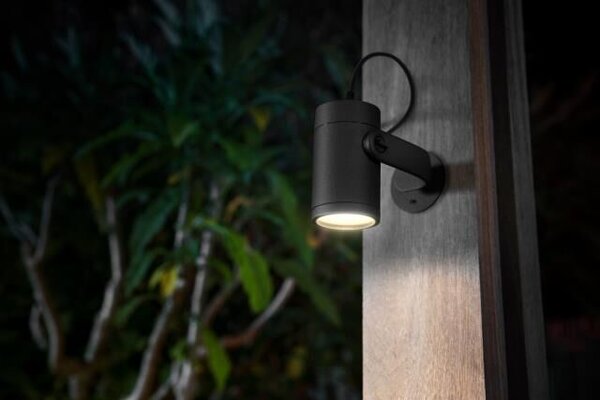 17428/30/P7 Hue WACA Lily venkovní spotové LED svítidlo 8W 650lm 2200-6500K IP65 RGB černá +adaptér