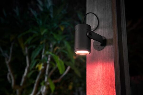 17428/30/P7 Hue WACA Lily venkovní spotové LED svítidlo 8W 650lm 2200-6500K IP65 RGB černá +adaptér