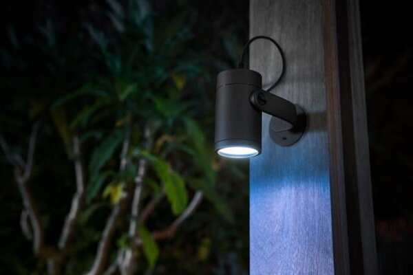 17428/30/P7 Hue WACA Lily venkovní spotové LED svítidlo 8W 650lm 2200-6500K IP65 RGB černá +adaptér