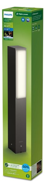 Stratosphere UltraEfficient venkovní sloupkové LED svítidlo 3,8W 800lm 4000K 44cm IP44, antracitové