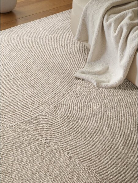Ručně tkaný vlněný koberec ve světle přírodní barvě 200x300 cm Calmio – Hanse Home
