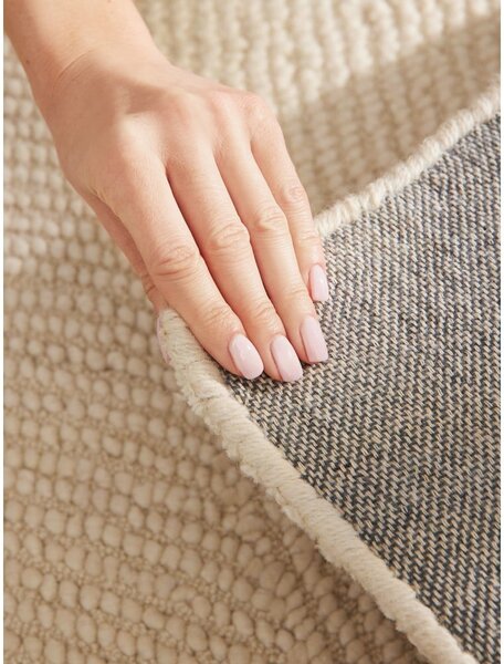 Ručně tkaný vlněný koberec ve světle přírodní barvě 200x300 cm Calmio – Hanse Home