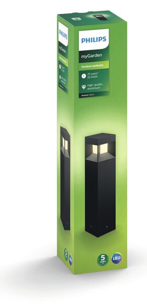 16481/30/P0 Parterre venkovní sloupkové LED svítidlo 1x8W 800lm 2700K 40cm IP44, černé