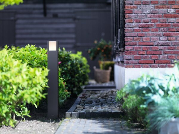 16461/93/16 Arbour IR venkovní nástěnné LED svítidlo se senzorem 1x6W 600lm 2700K IP44, antracitové