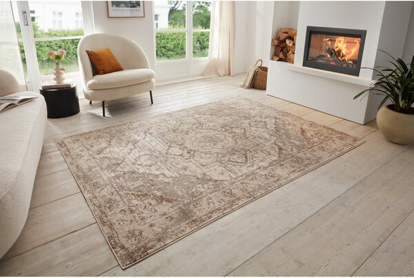 Šedý/béžový koberec 160x235 cm Terrain Designer Sand – Hanse Home