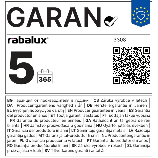 Rabalux - LED Stropní svítidlo LED/22W/230V krémová