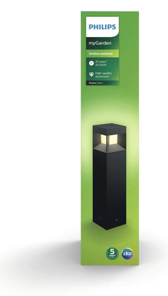 16481/30/P0 Parterre venkovní sloupkové LED svítidlo 1x8W 800lm 2700K 40cm IP44, černé
