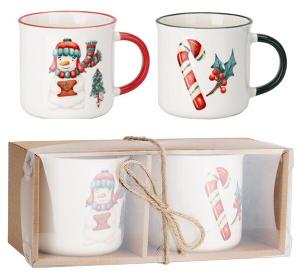 Porcelánový hrnek Christmas2 300 ml sada 2ks