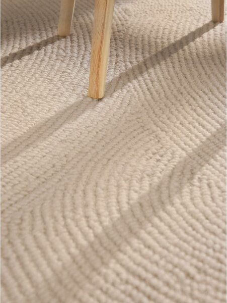 Ručně tkaný vlněný koberec ve světle přírodní barvě 200x300 cm Calmio – Hanse Home
