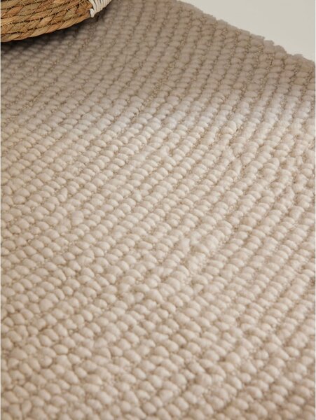Ručně tkaný vlněný koberec ve světle přírodní barvě 200x300 cm Calmio – Hanse Home
