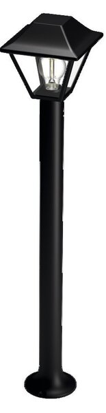 16497/30/PN Alpenglow venkovní sloupkové svítidlo 1xE27 60W bez zdroje 90cm IP44, černé
