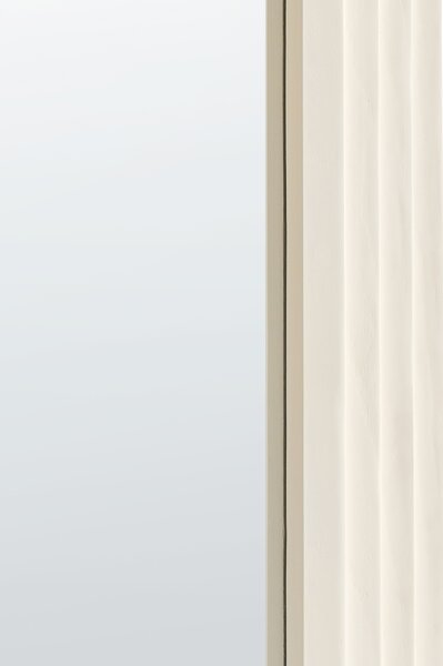 Zrcadlo DIJON 80 cm 170 cm Dřevo Krémově bílá