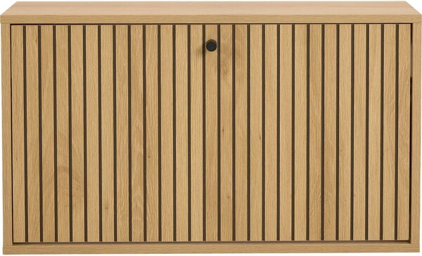 Výklopný botník v dekoru dubu v přírodní barvě 72x43x17 cm Albany – Actona
