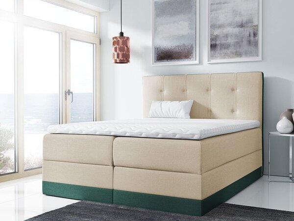 Kontinentální postel Orlando, Rozměr postele: 120x200, Barva:: Kameleon 04 + Kameleon 15 5903211154249