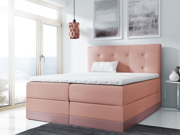 Kontinentální postel Orlando, Rozměr postele: 120x200, Barva:: Kameleon 04 + Kameleon 15 5903211154249