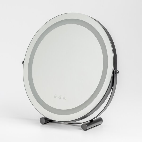 BRILAGI - LED Stmívatelné make-up zrcadlo CALIFORNIA LED/17W/230V pr.42 cm černá
