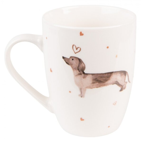 Porcelánový hrnek s jezevčíkem Dachshund Love – 300 ml