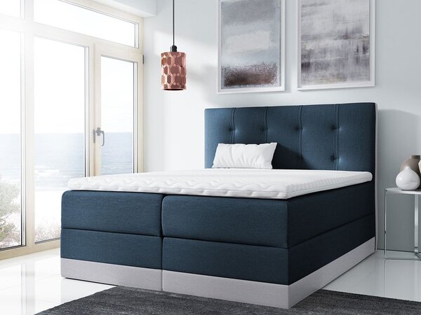 Kontinentální postel Orlando, Rozměr postele: 120x200, Barva:: Kameleon 04 + Kameleon 15 5903211154249
