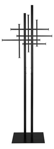 Černý ocelový věšák 71x185 cm Rumex – Dutchbone