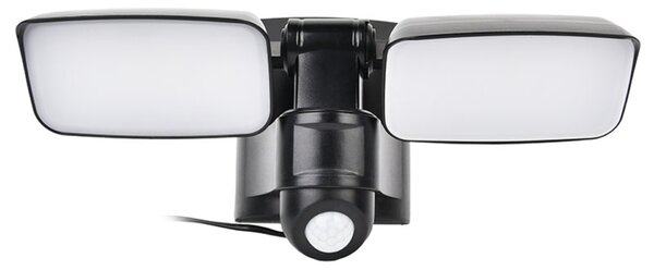 Solight LED solární osvětlení se senzorem, 9W, 850lm, 4000K, Li-Ion, černá WO7203