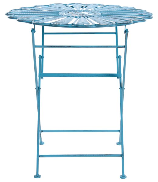 Bistro stolek PAVIA 71 cm 71 cm Kov Modrá