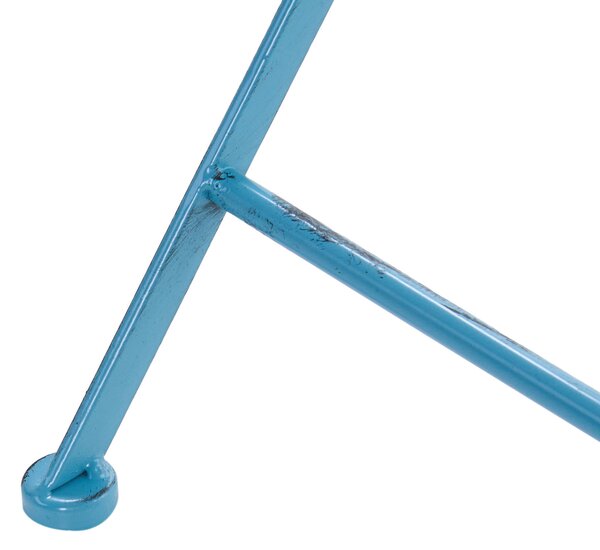 Bistro stolek PAVIA 71 cm 71 cm Kov Modrá