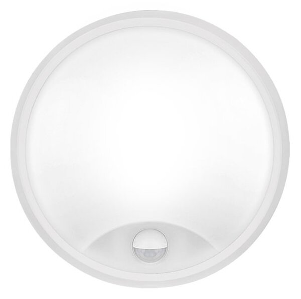 Solight LED venkovní osvětlení se senzorem, 3 CCT, 15/18/20W, 1800lm, 22cm, 2v1 - bílý a černý kryt WO780-2