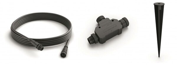 17434/30/P7 Hue WACA Impress venkovní sloupkové LED svítidlo 2x8W 1180lm 2200-6500K RGB IP44 černá