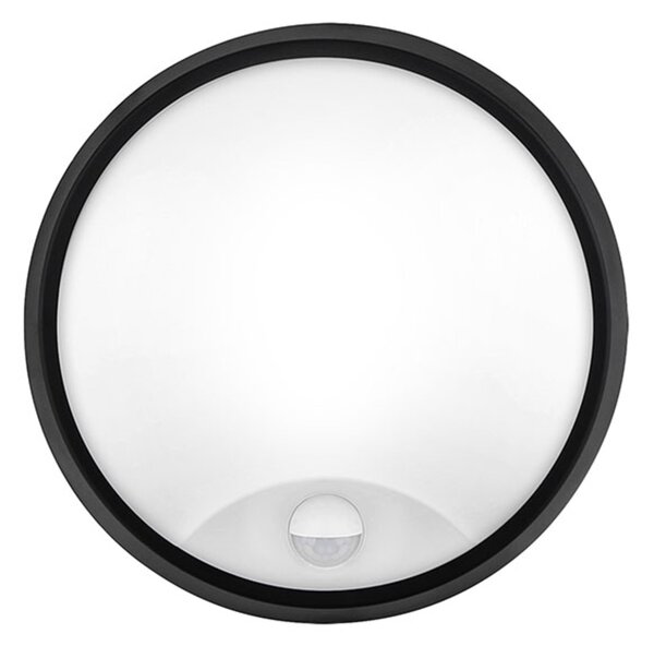 Solight LED venkovní osvětlení se senzorem, 3 CCT, 15/18/20W, 1800lm, 22cm, 2v1 - bílý a černý kryt WO780-2
