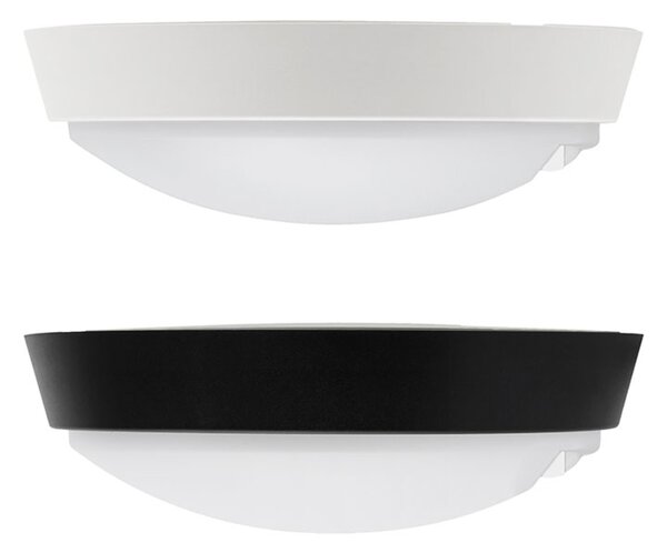 Solight LED venkovní osvětlení se senzorem, 3 CCT, 15/18/20W, 1800lm, 22cm, 2v1 - bílý a černý kryt WO780-2