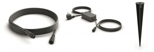 17437/30/P7 Hue WACA Calla venkovní sloupkové LED svítidlo 8W 590lm 2200-6500K RGB 24V IP44 černá