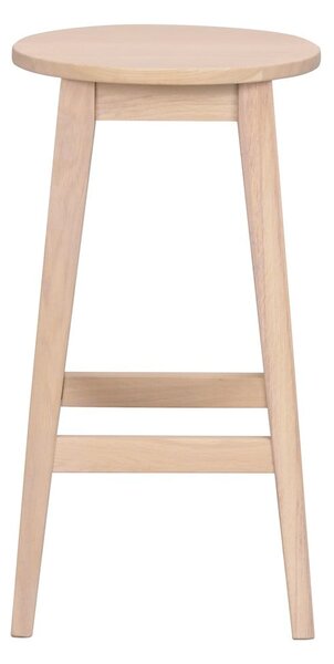 Barová stolička z dubového dřeva v přírodní barvě (výška sedáku 65 cm) Austin – Rowico