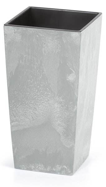 Prosperplast Květináč Urbi Square (22 x 22 x 42 cm, šedá ve vzhledu betonu) (100275788017)