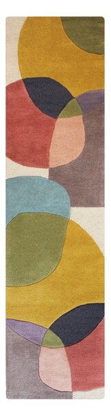 Ručně tkaný vlněný běhoun 60x230 cm Glow Multi – Flair Rugs