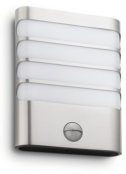 17274/47/16 Raccoon IR venkovní nástěnné LED svítidlo se senzorem 1x3W 270lm 2700K IP44, nerezové
