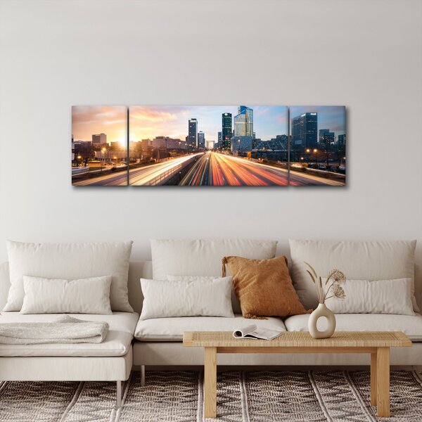 Obraz - Cesta velkoměsta (170x50 cm)