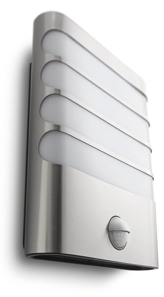 17274/47/16 Raccoon IR venkovní nástěnné LED svítidlo se senzorem 1x3W 270lm 2700K IP44, nerezové