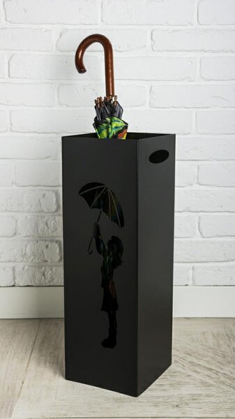 Kovový stojan na deštníky Rain2, 60x20 cm