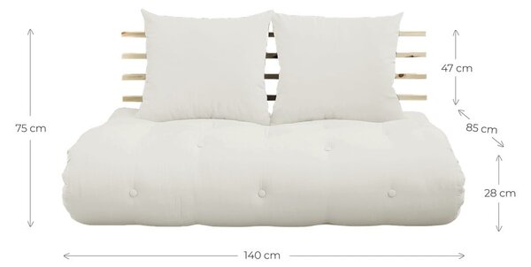 Variabilní pohovka Karup Design Shin Sano Natural Clear/Linen Beige