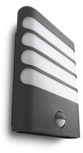 17274/93/16 Raccoon IR venkovní nástěnné LED svítidlo se senzorem 1x3W 270lm 2700K IP44, antracitové