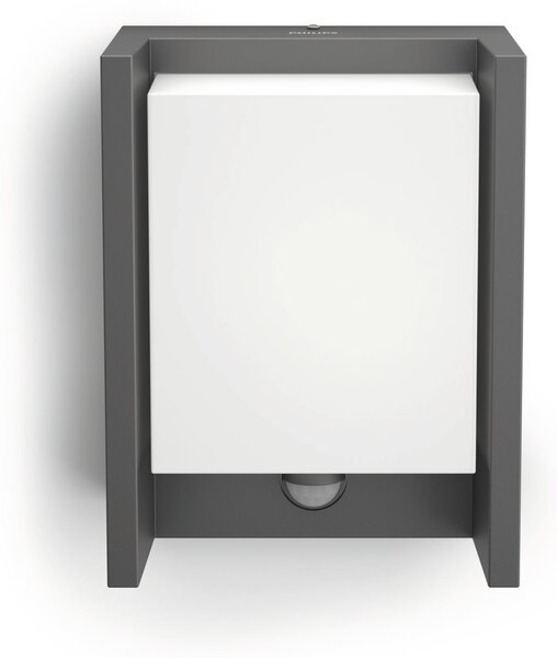 16461/93/16 Arbour IR venkovní nástěnné LED svítidlo se senzorem 1x6W 600lm 2700K IP44, antracitové