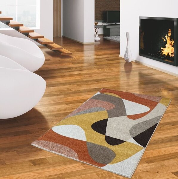 Kusový koberec Achat 618-72 Rust Cream - vícebarevný - 80x150cm