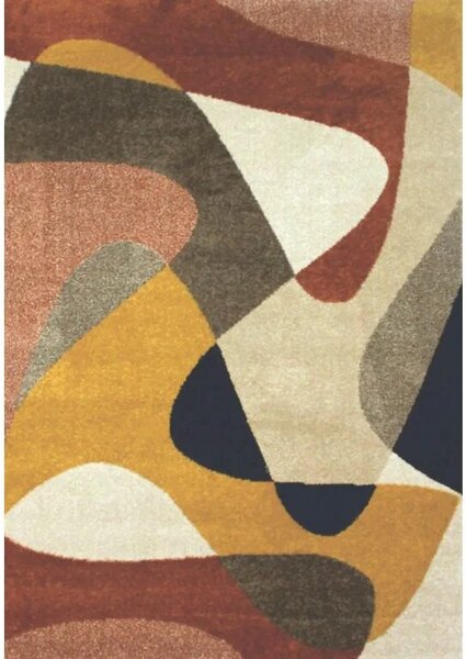 Kusový koberec Achat 618-72 Rust Cream - vícebarevný - 80x150cm