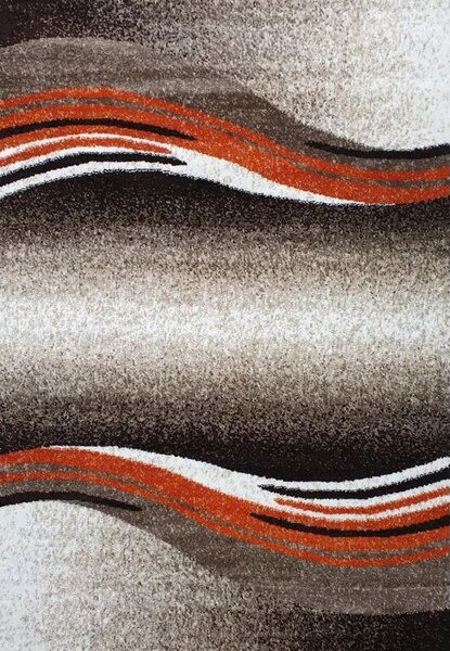 Kusový koberec ENIGMA NEW 307/78 Brown Orange - hnědo-oranžový - 80x150cm