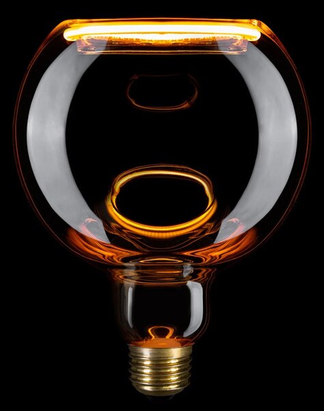 Creative cables Transparentní LED žárovka Ghost Line 6W 220Lm E27 1900K stmívatelná - G15
