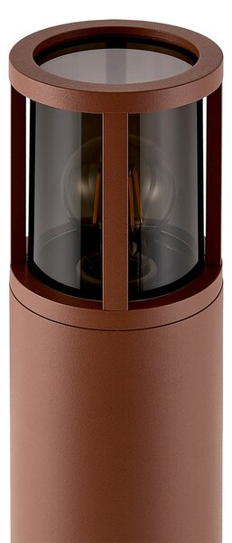 DEKOLIGHT Venkovní sloupek Facado kulatý, 65 cm, 1xE27, 20W, IP65 Barva: Černá - opálová