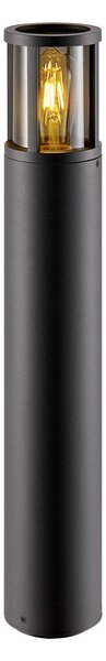 DEKOLIGHT Venkovní sloupek Facado kulatý, 65 cm, 1xE27, 20W, IP65 Barva: Černá - opálová